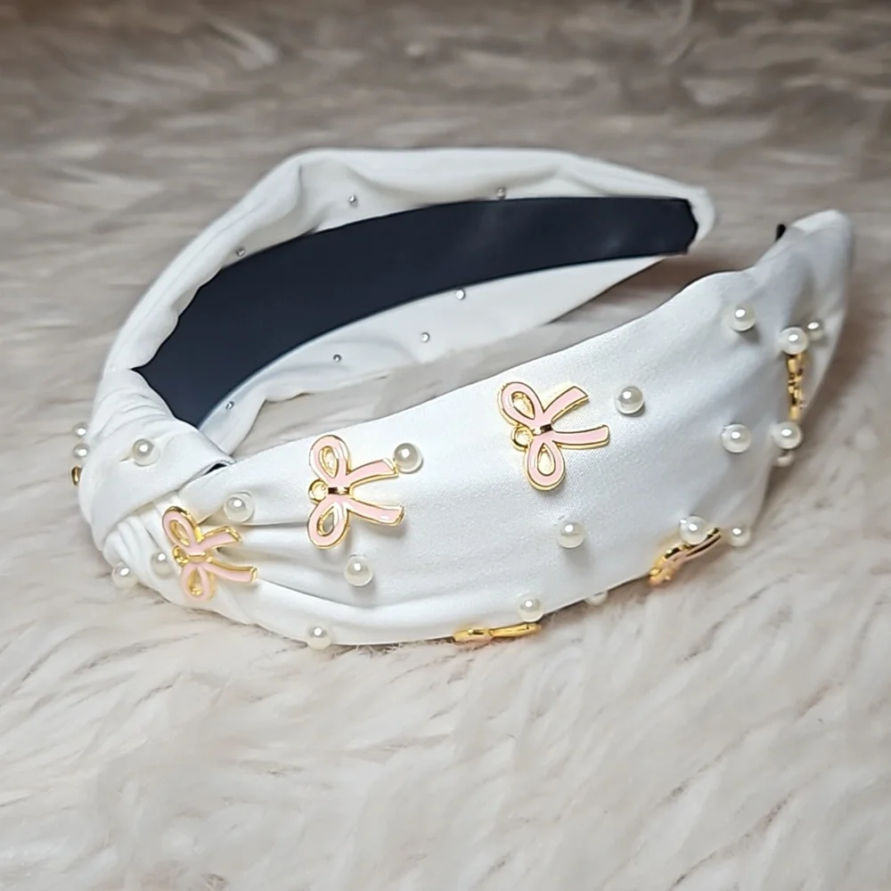 Bow&Pearl Headband - Celestial Glow